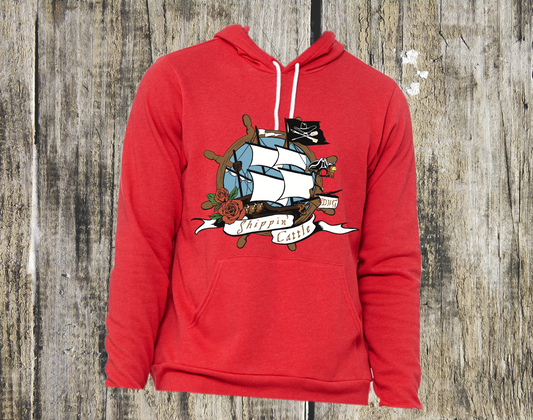 Shippin' Cattle- Unisex Fleece Hooded Sweatshirt