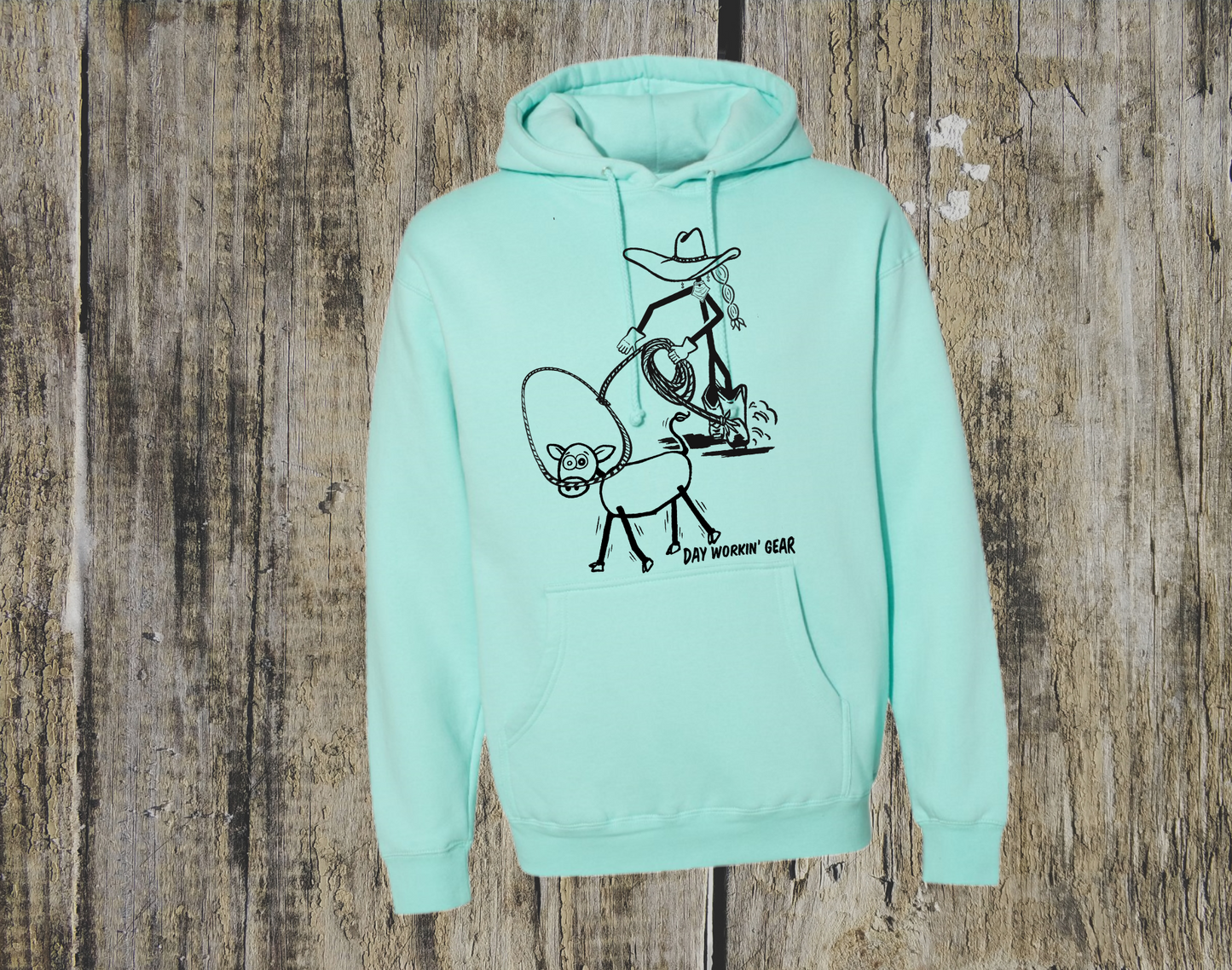 Day Workin' Donna- Unisex Fleece Hooded Sweatshirt